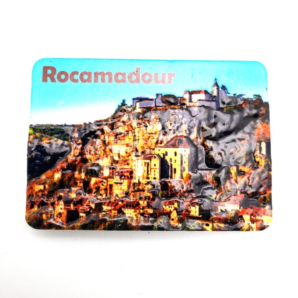 Rocamadour France 3D Travel‎ Fridge Magnet Souvenir